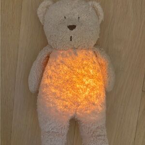 Cozy Plush Bear with Light-Up Belly